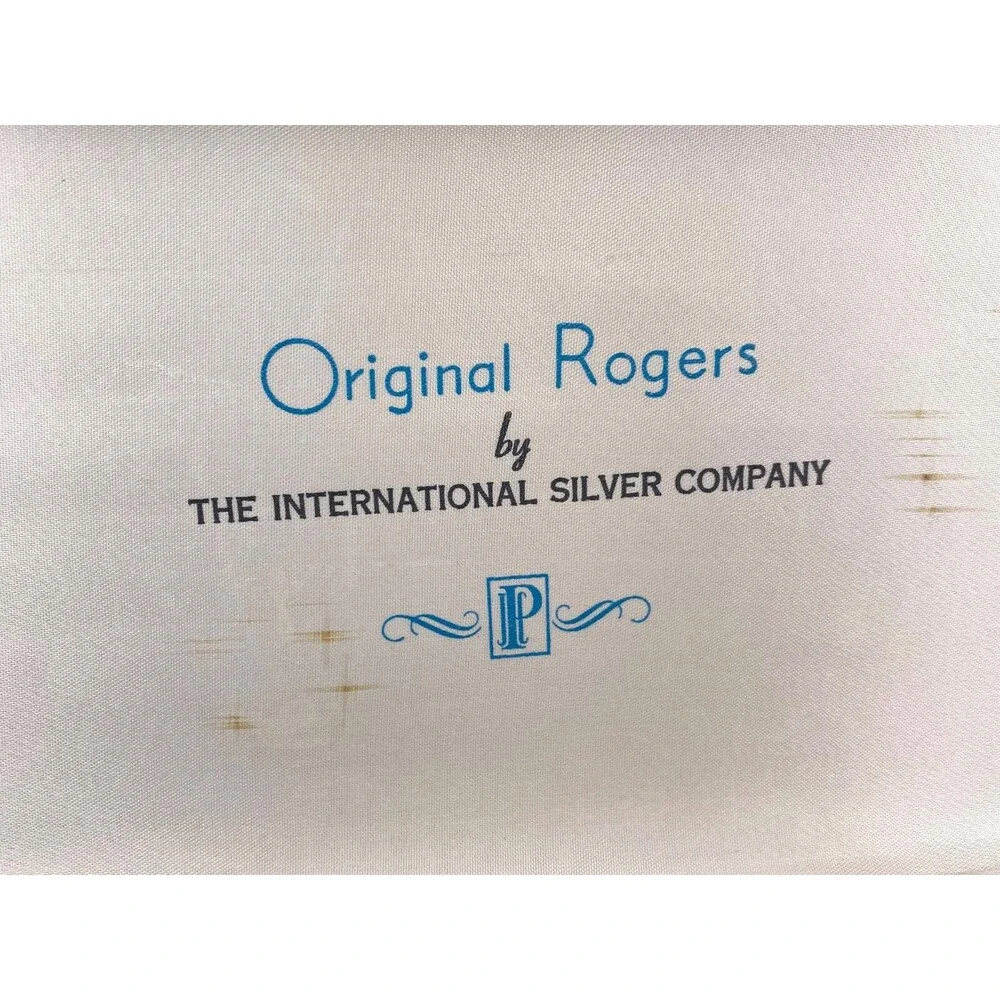 Original Rogers International Silver Co Knives Set 6pc Box Silverplate Stainless
